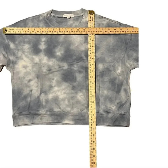 Beyond Yoga Blue Dream & Gray Cloud Tie-Dye Day to Day Pullover S - Picture 4 of 7